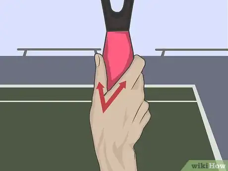 Image titled Hit a Flat Serve in Tennis Step 01