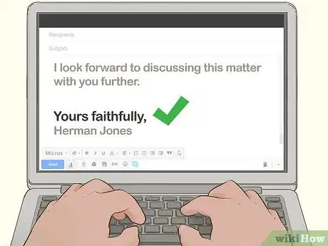 Image titled End a Formal Email Step 7