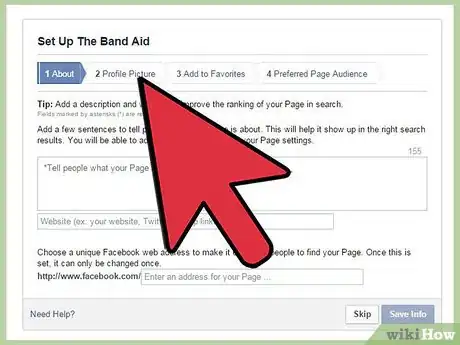 Image titled Create a Band Page on Facebook Step 5