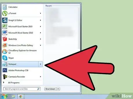 Image titled Create a Batch File in Windows 7 Step 2
