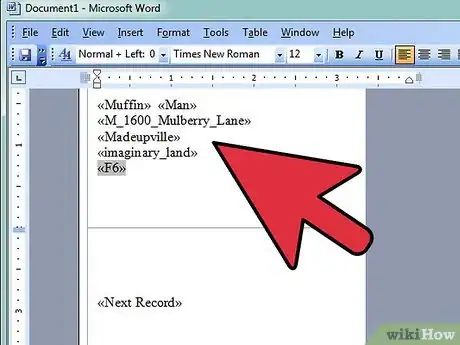 Image titled Mail Merge Address Labels Using Excel and Word Step 10