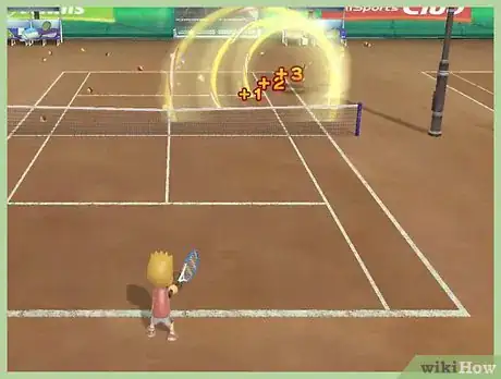 Image titled Do a Fast Ball in Tennis in Wii Sports Step 7