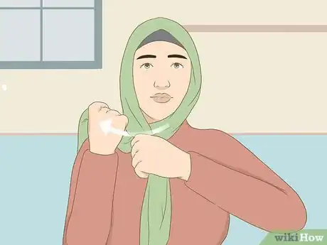 Image titled Wear a Hijab Without Pins Step 12.jpeg