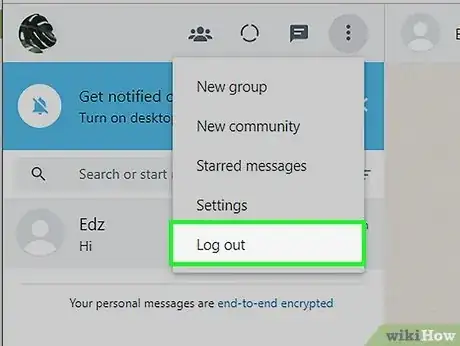 Image titled Use WhatsApp on a Computer Step 16