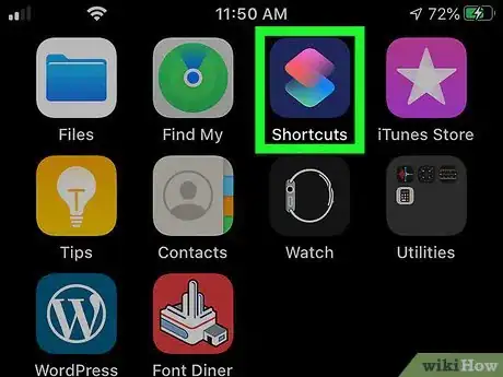 Image titled Use the Shortcuts App on iPhone or iPad Step 1