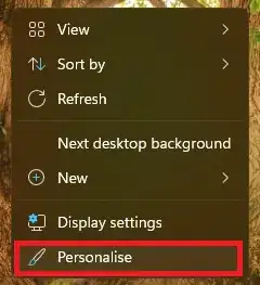 Image titled Selectpersonalise.png