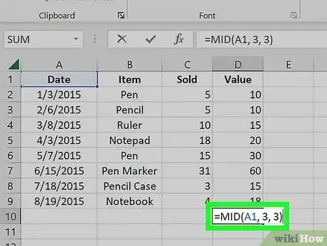 Image titled Truncate Text in Excel Step 6