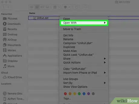 Image titled Open a DAT File on Mac Step 2