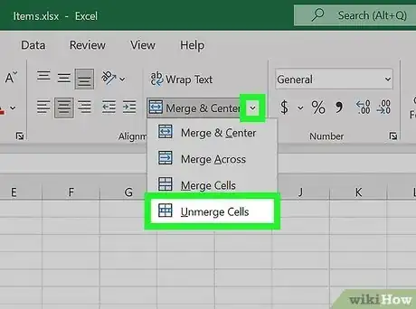 Image titled Merge Cells in Excel Step 4