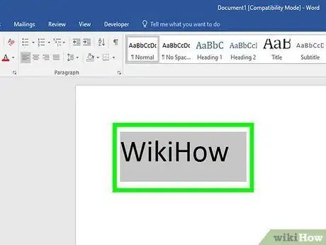 Image titled Cross Out Words in a Microsoft Word Document Step 1