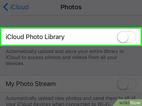 Image titled Store Original Photos on Your iPhone Instead of iCloud Step 4