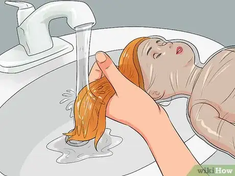 Image titled Wash an American Girl Doll's Hair Step 4