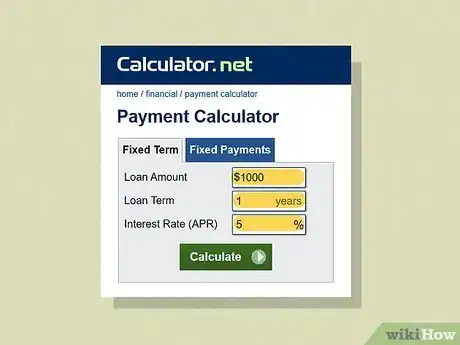 Image titled Calculate an Installment Loan Payment Step 14