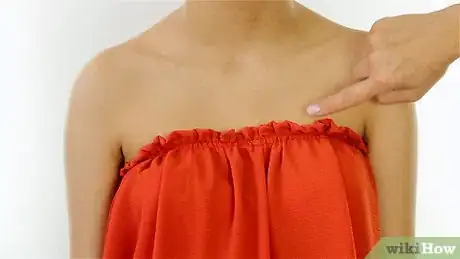 Image titled Make Straps for a Strapless Dress Step 1