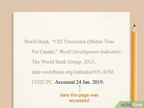 Image titled Cite World Bank Data Step 4
