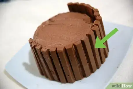 Image titled Make a Chocolate Kit Kat Cake Step 13