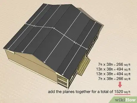 Image titled Estimate Roofing Materials Step 1