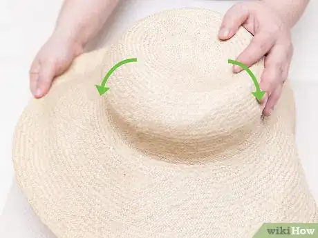 Image titled Fix a Squashed Straw Hat Step 9