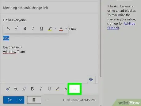 Image titled Put a Link in an Email Step 19