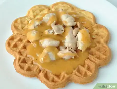 Image titled Eat Chicken and Waffles Step 6
