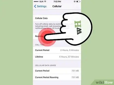 Image titled Check Your Roaming Data Usage on an iPhone Step 5