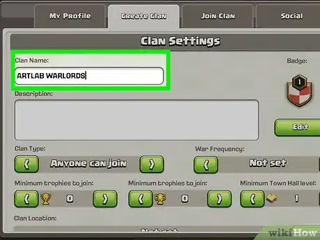 Image titled Run a Successful Clan in Clash of Clans Step 3