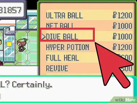 Image titled Get Relicanth in Pokemon Emerald Step 1