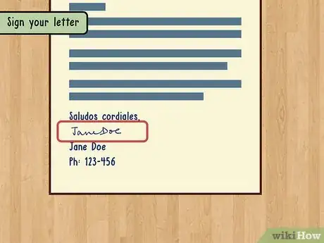 Image titled Write a Spanish Letter Step 14
