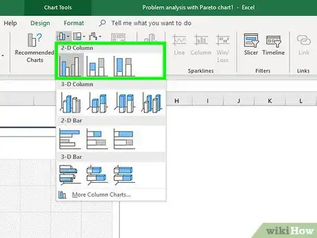 Image titled Create a Pareto Chart in MS Excel 2010 Step 5