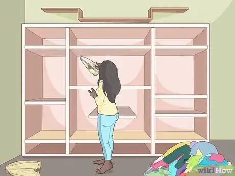Image titled Organize a Walk in Closet Step 1