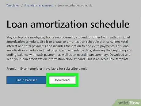 Image titled Prepare Amortization Schedule in Excel Step 12