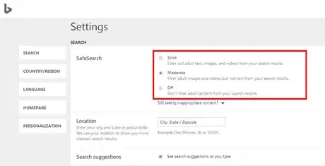 Image titled BingSafe Search.png