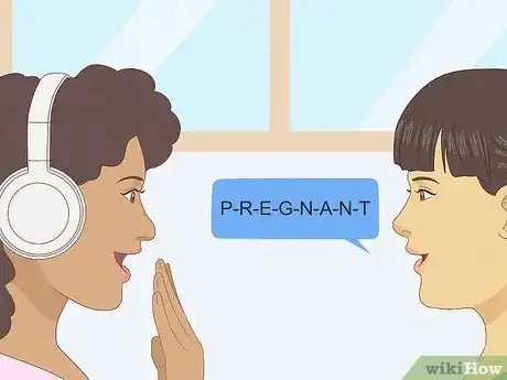 Image titled Tell Your Friends You're Pregnant Step 9