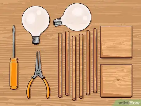 Image titled Make an Hourglass Clock Out of Light Bulbs Step 1