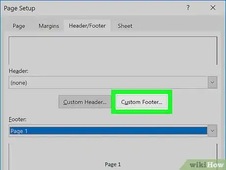 Image titled Add a Footer in Excel Step 7