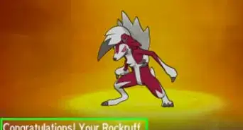 Evolve Rockruff in Pokémon Sun and Moon