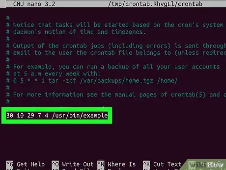 Image titled Set up a Crontab File on Linux Step 1