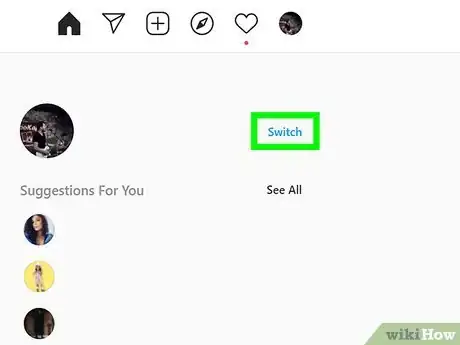 Image titled Switch Between Instagram Accounts on a Computer Step 7