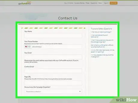 Image titled Report GoFundMe Fraud Step 3