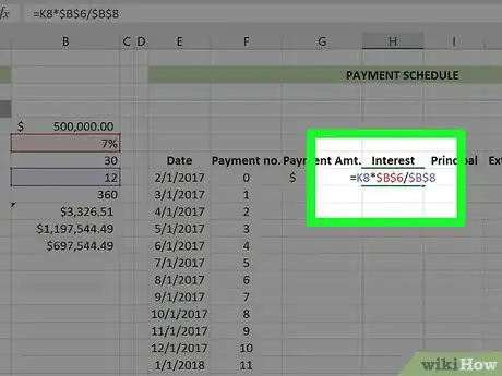 Image titled Create a Mortgage Calculator With Microsoft Excel Step 17