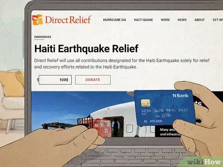 Image titled Help Haiti Earthquake Victims Step 2