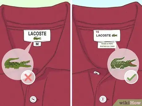 Image titled Spot a Fake Lacoste Polo Step 9