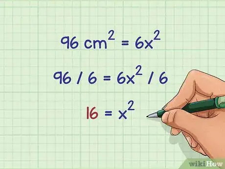 Image titled Find the Volume of a Cube from Its Surface Area Step 3