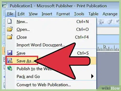 Image titled Convert a Microsoft Publisher File into a PDF File Step 7