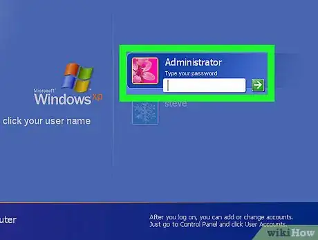 Image titled Log on to Windows XP Using the Default Blank Administrator Password Step 12