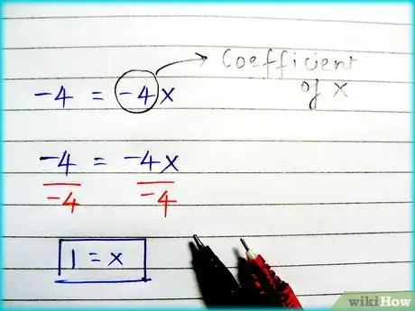 Image titled Solve a Simple Linear Equation Step 4Bullet1