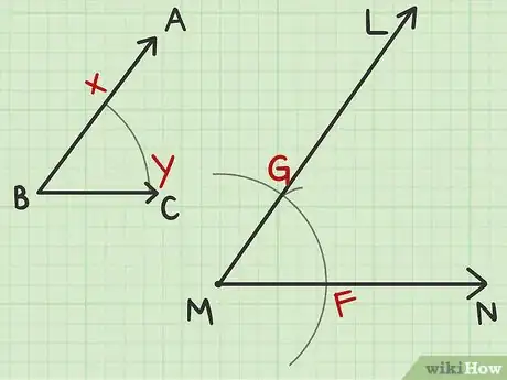 Image titled Construct an Angle Congruent to a Given Angle Step 12