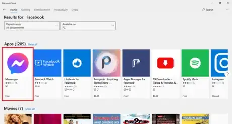 Image titled Windows Store Open Facebook Messenger.png