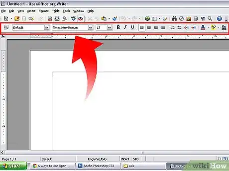Image titled Use OpenOffice.org Writer Step 3Bullet3