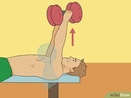 Image titled Dumbbell Press Step 3